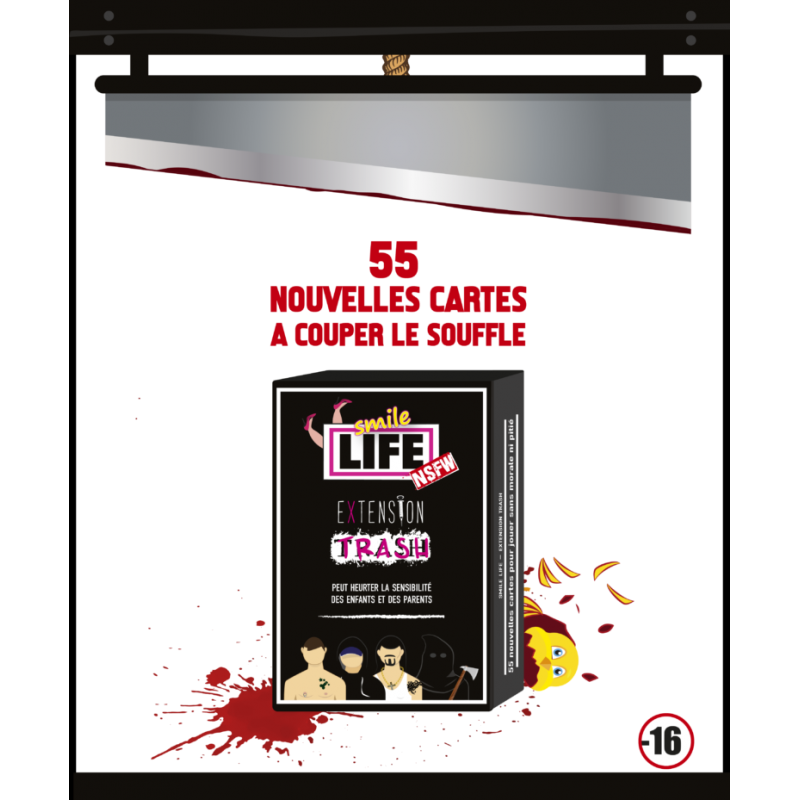 Achetez Smile Life NSFW - Extension Trash - Jeu de société - Smile Life -  Addict'O Jeu